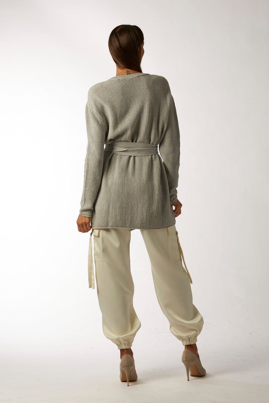 SANTO DOMINGO lurex cardigan