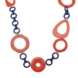 multicolor form necklace